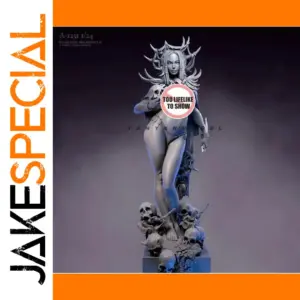 Nordic Female Demon Resin Model 1:24 Scale