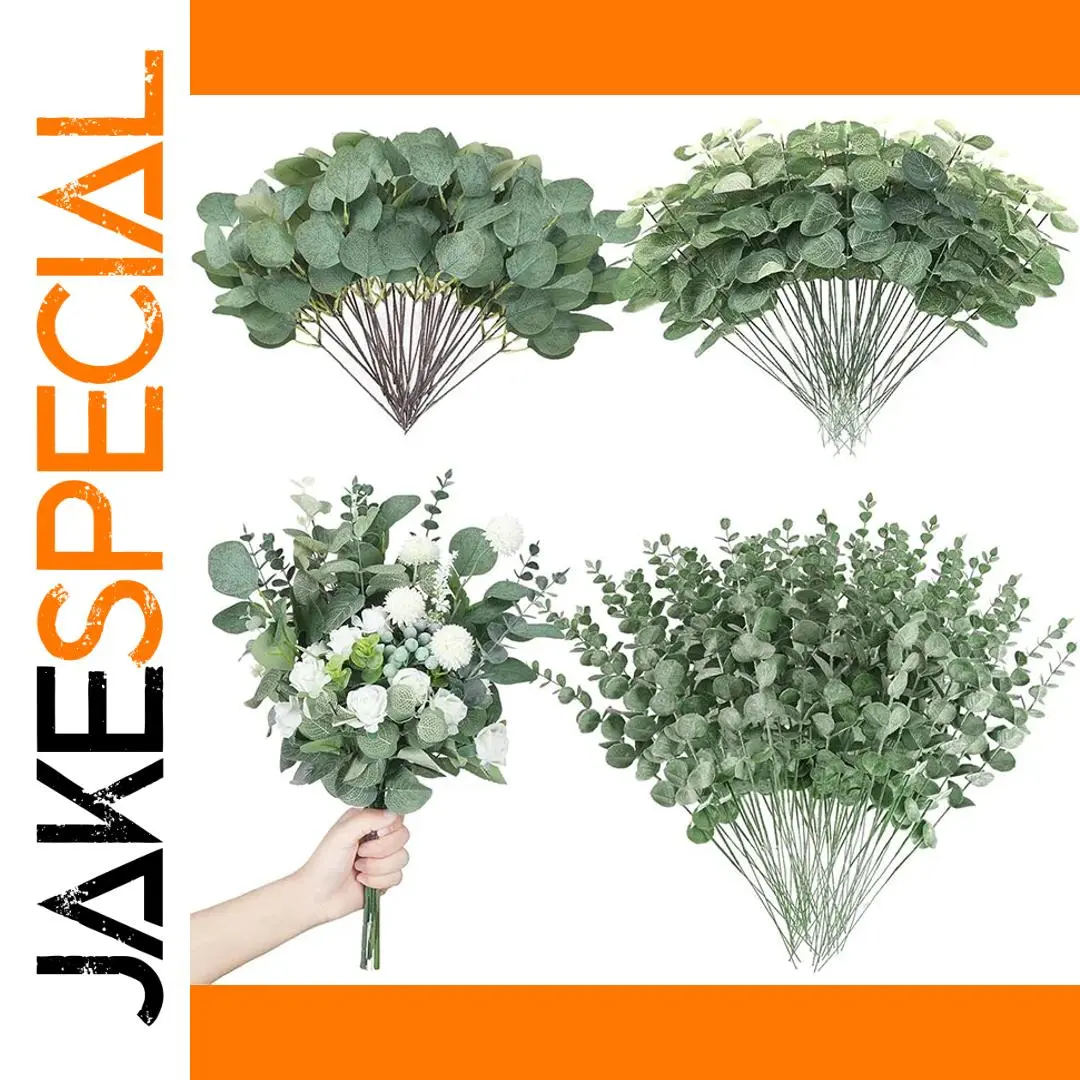 Artificial Eucalyptus Stems Set - 180 pcs 1 Artificial Eucalyptus Stems Set - 180 pcs