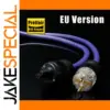 Premium Purple Audio Power Cable for Hi-Fi System