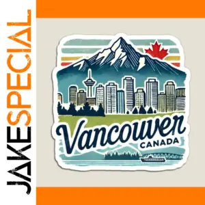 Vancouver City Magnet Set — 3 Sizes Available