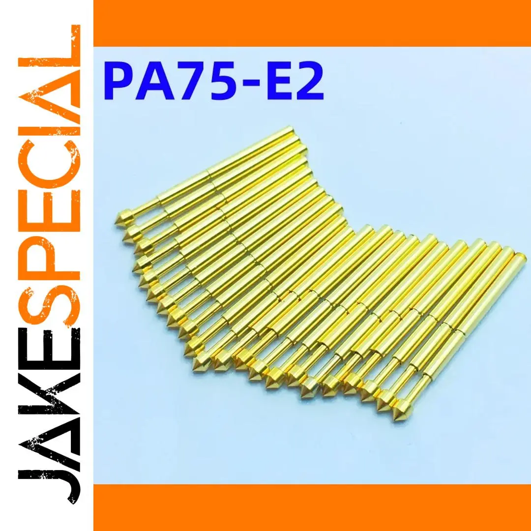 Set of 100 Gold-Plated Spring Test Probes 1 Set of 100 Gold-Plated Spring Test Probes