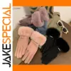 Women's Winter Gloves with Plush Cuffs