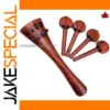 Rosewood Cello Accessories Set for 4/4 Instruments
