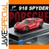 Red Porsche 918 Spyder 1:64 Diecast Model