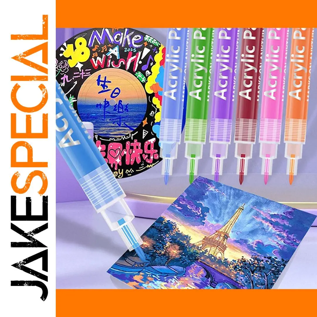 Vibrant Acrylic Marker Set for Artists 1 Vibrant Acrylic Marker Set for Artists