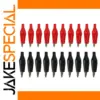 Premium 20 Alligator Test Clips Set 28mm