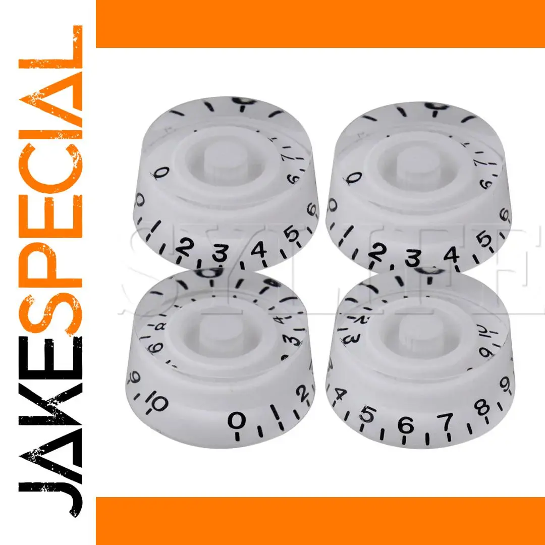 Vintage Transparent Guitar Speed Knobs Set 1 Vintage Transparent Guitar Speed Knobs Set