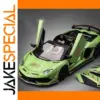 Vibrant Green Lamborghini Aventador SVJ63 Model