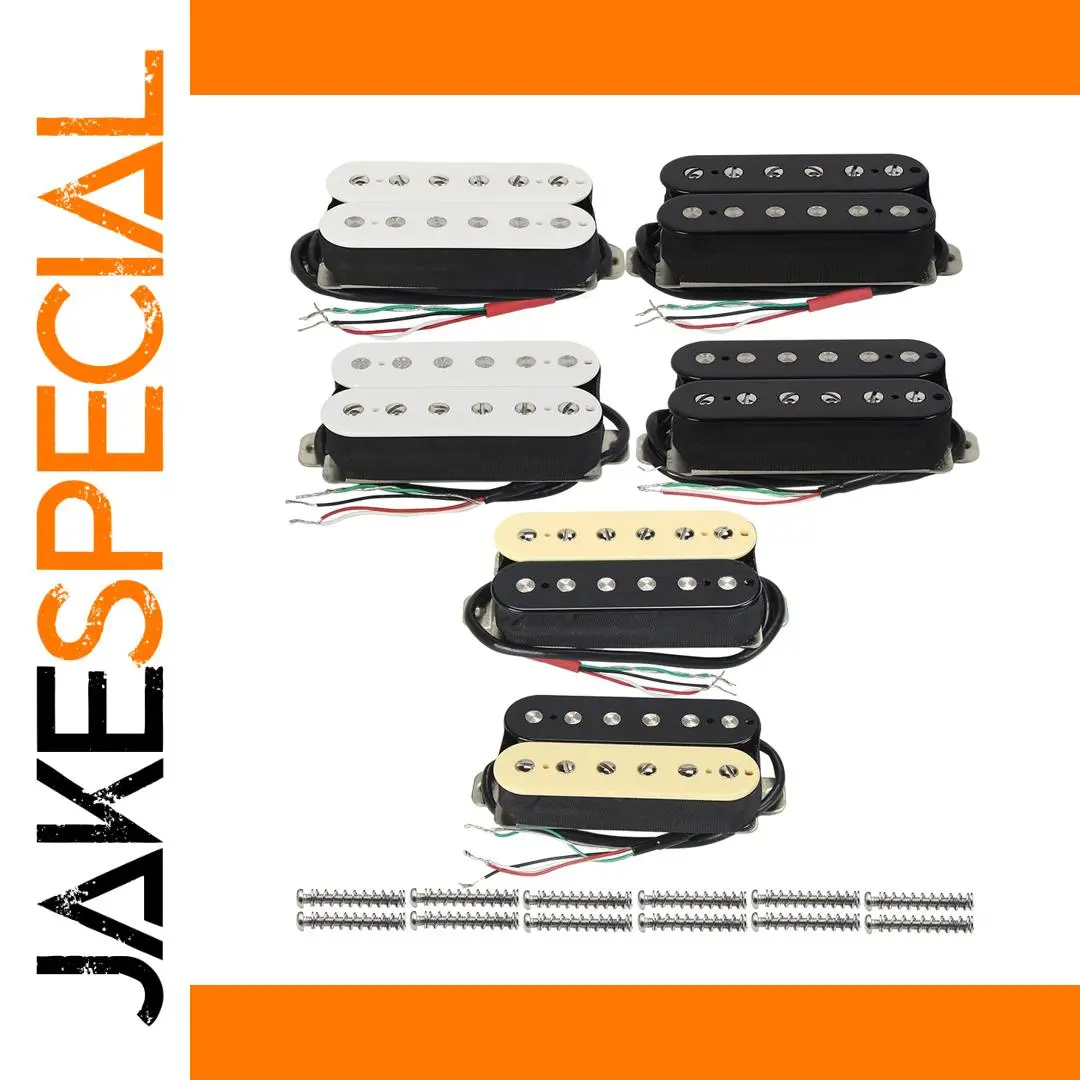 Ceramic Humbucker Pickup Set for Electric Guitars 1 Ceramic Humbucker Pickup Set for Electric Guitars