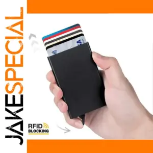 Slim Metal RFID Smart Wallet for Everyone