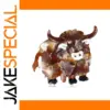 Acrylic Yak Brooch 4x5cm Rustic Charm