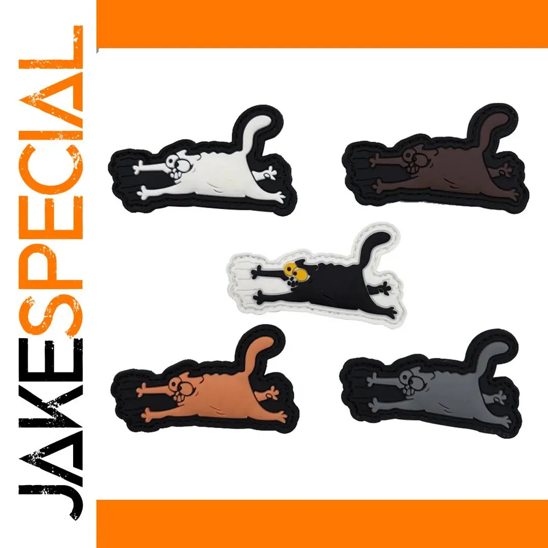 Vibrant Cartoon Cat Patch with 3D Embroidery 1 Vibrant Cartoon Cat Patch with 3D Embroidery