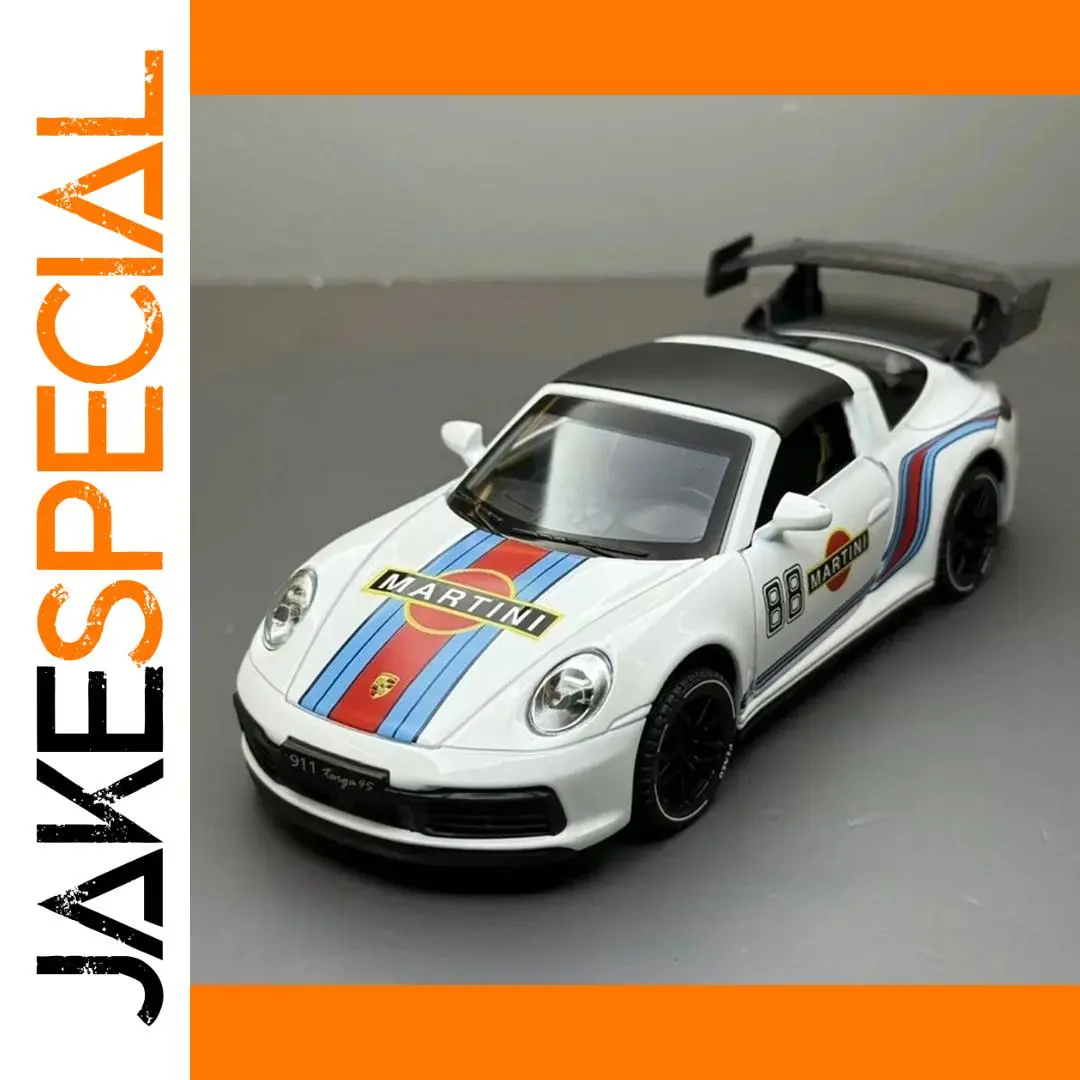 1:32 Porsche Martini Diecast Model Racing Car 1 1:32 Porsche Martini Diecast Model Racing Car