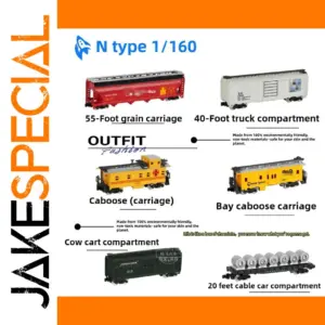 N-Scale 1/160 Model Train Car Collection