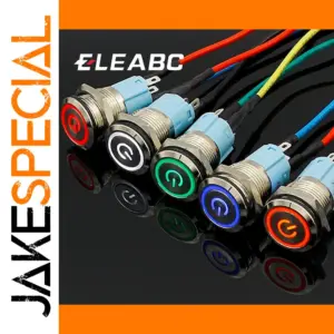 16mm Metal Push Button Switch with LED Indicators