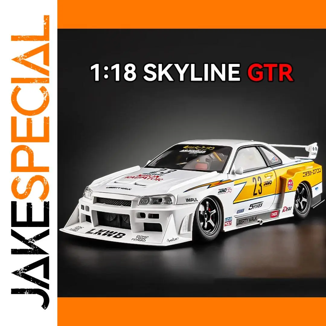 GTR R34 Skyline S15 1:18 Diecast Model 1 GTR R34 Skyline S15 1:18 Diecast Model