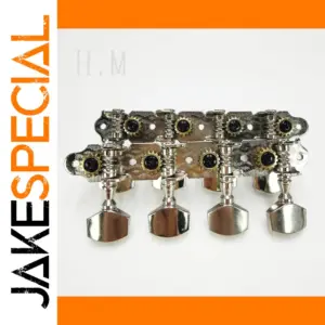 Silver Metal Guitar Tuning Pegs Set for Classical Instruments