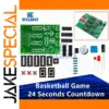 Basketball Timer DIY Kit with Green PCB