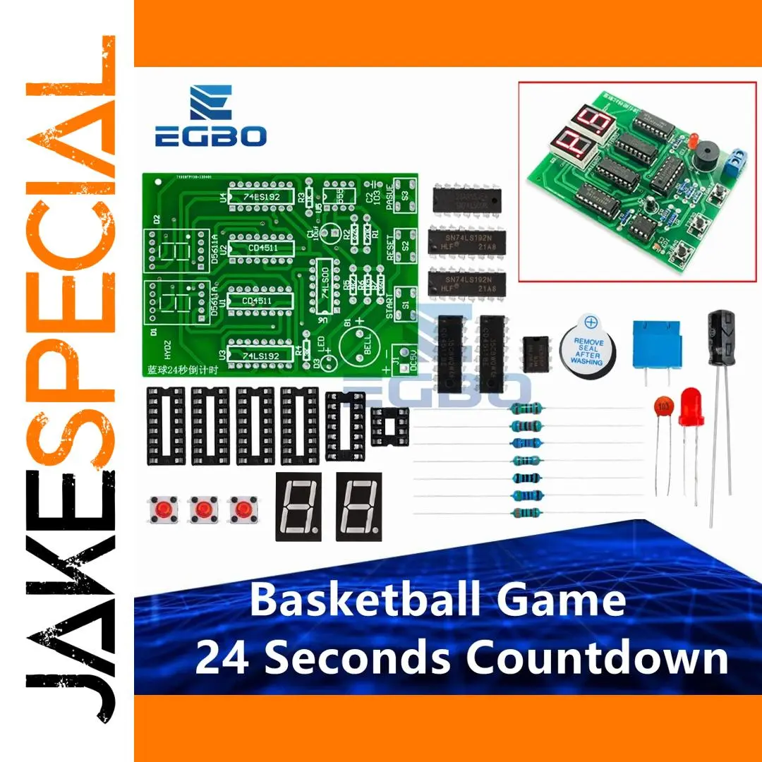 Basketball Timer DIY Kit with Green PCB 1 Basketball Timer DIY Kit with Green PCB