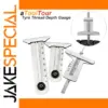 Stainless Steel Tire Depth Gauge 0-60mm