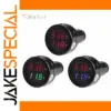 Digital Car Voltmeter and Thermometer 8-36V