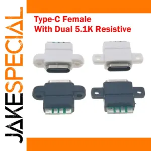Waterproof USB-C Female Connector Set STLYCH