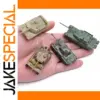 Detailed 1:144 Scale Military Tank Model Set