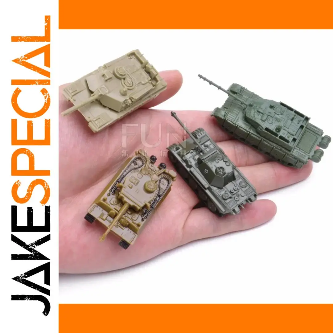 Detailed 1:144 Scale Military Tank Model Set 1 Detailed 1:144 Scale Military Tank Model Set