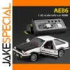 AE86 1:43 Scale Diecast Model Collector's Replica