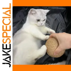 Interactive Handmade Cat Toy Ball