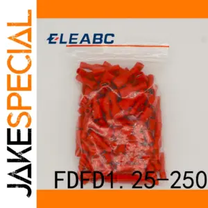 Red Insulated Female Terminal Connectors Set