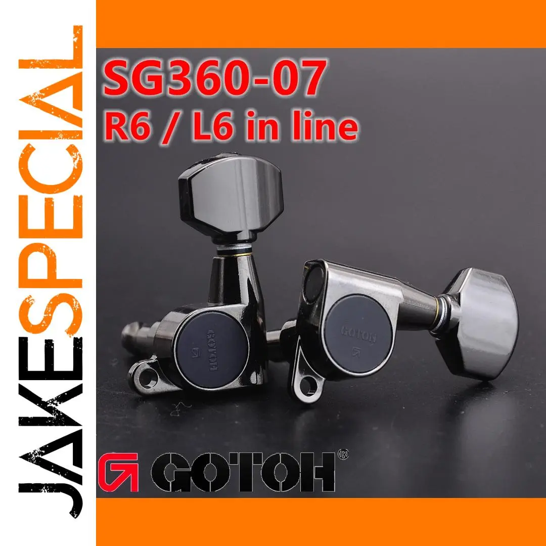 GOTOH SG360-07 R6/L6 Guitar Tuners Set 1 GOTOH SG360-07 R6/L6 Guitar Tuners Set