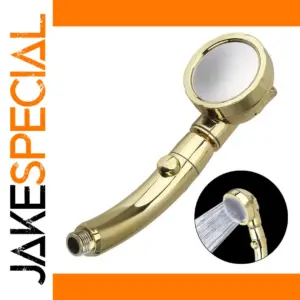 Luxurious Gold Handheld Shower Head with 3 Modes