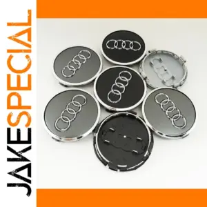 Premium Car Hub Cover Set for 60-69mm Wheels