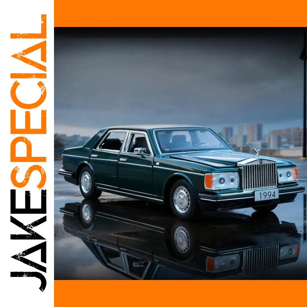 1994 Rolls Royce Silver Spur Diecast Model in Green 1 1994 Rolls Royce Silver Spur Diecast Model in Green