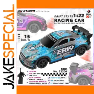 1:22 Scale RC Drift Car in Blue and Black
