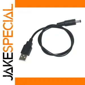 USB to DC Power Extension Cable 1m 2A for Small Electronics