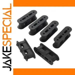 Durable Black Surfboard Footstrap Insert Set