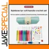 Vibrant Crochet Hook Set with Storage Bag