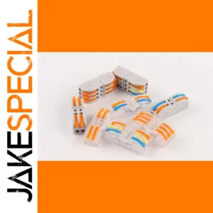 Universal 220V Lamp Connector with Color-Coded Clips