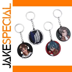 Attack on Titan Enamel Keychain - 4.8cm Diameter
