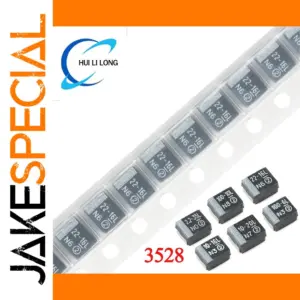Set of 10 Surface-Mount Tantalum Capacitors 3528 SMD