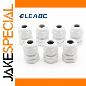 Waterproof Nylon PG11 Cable Gland Set (10 pcs)
