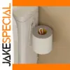 Modern White Wall-Mounted Toilet Paper Holder