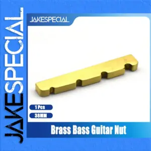 Brass Bass Guitar Nut 38mm for 4-String Models