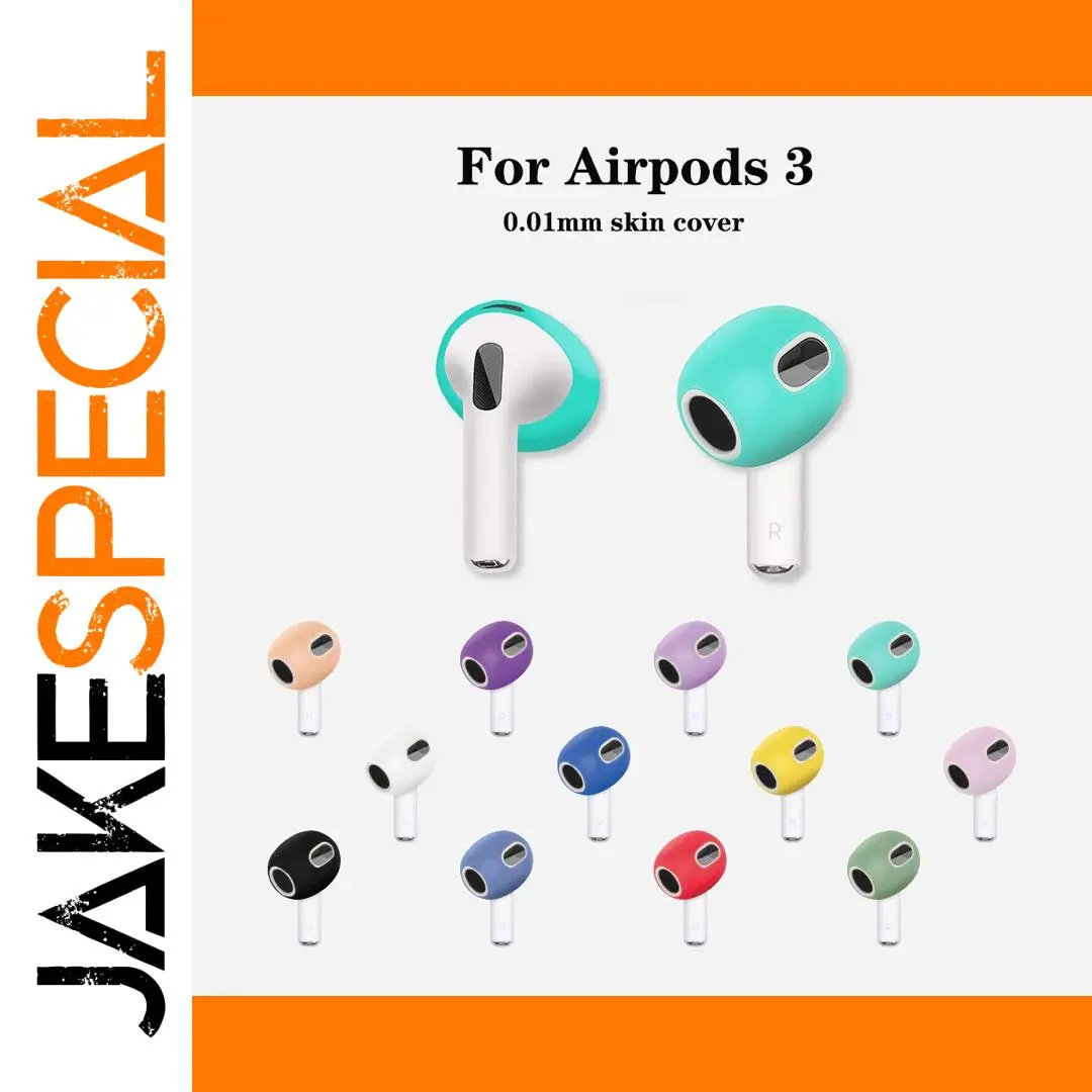 Colorful Silicone Ear Covers for AirPods 3 1 Colorful Silicone Ear Covers for AirPods 3