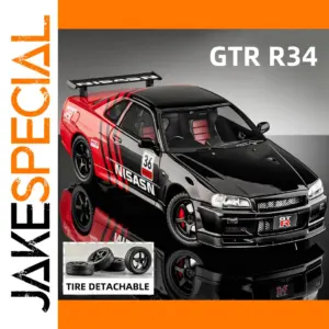 Diecast Nissan Skyline GTR R34 Model 1:18 Scale