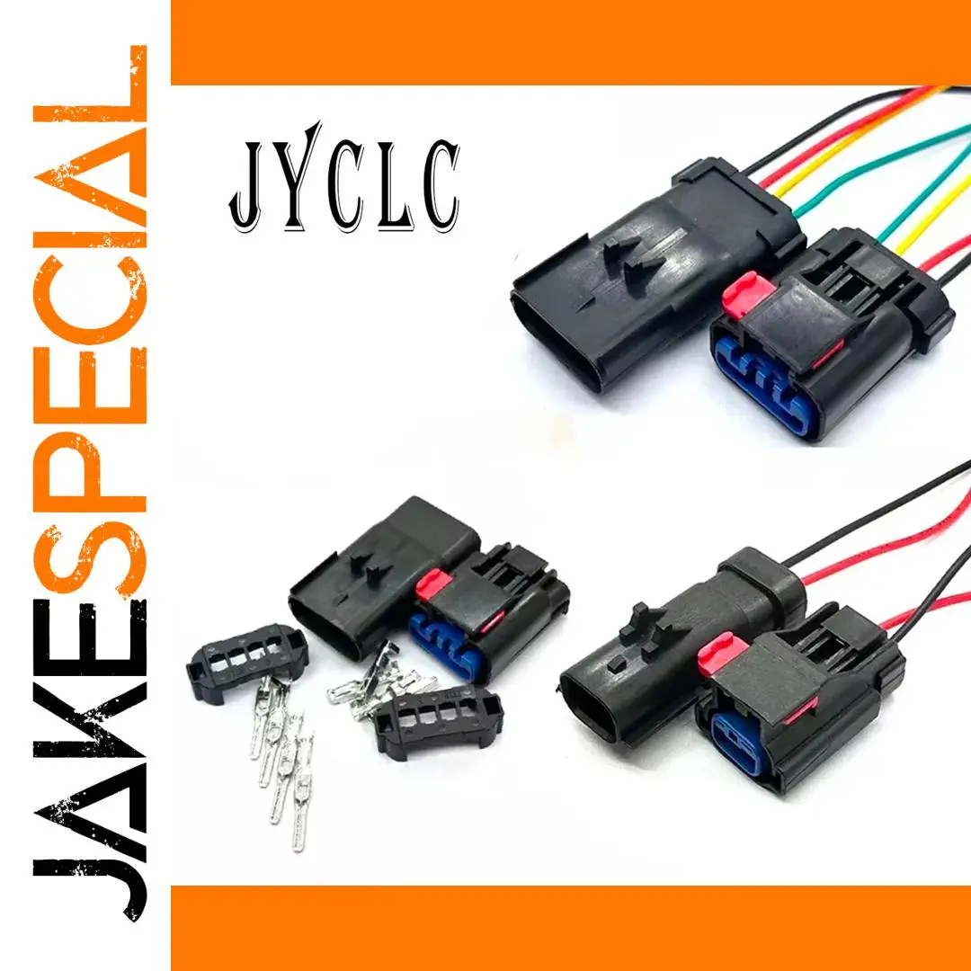 2/4 Pin 2.8mm Female Automotive Connector Set 1 2/4 Pin 2.8mm Female Automotive Connector Set