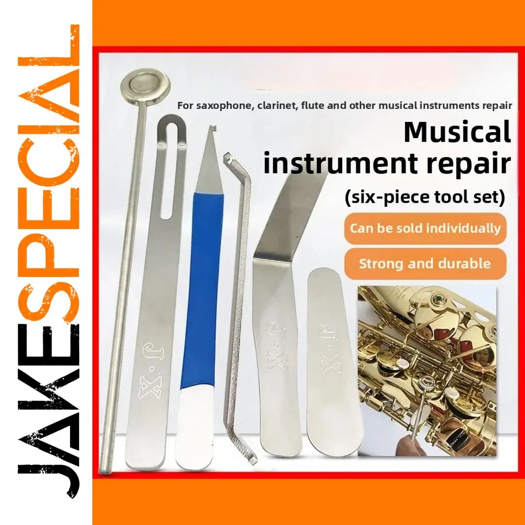 Professional Woodwind Repair Kit with 6 Tools 1 Professional Woodwind Repair Kit with 6 Tools
