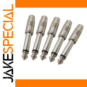 6.5mm Mono Audio Adapters with RCA Female Jacks